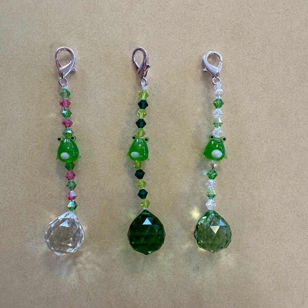 Handmade Frog Keychains